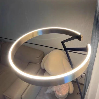 Nordic Glow Circle Lamp