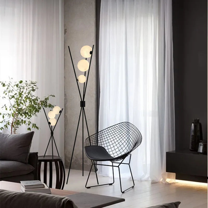 CozyGlow Tripod Floor Lamp